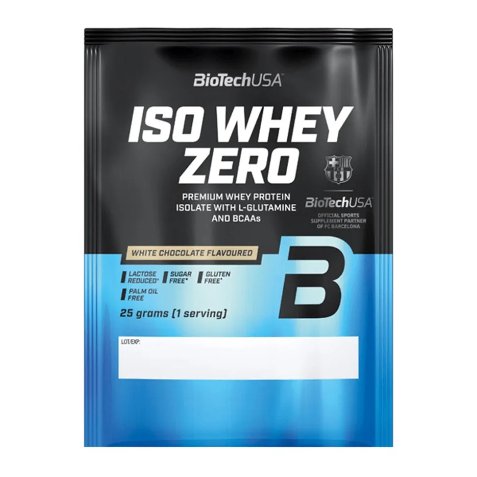 BioTech USA Iso Whey Zero, proszek, smak white chocolate, 25 g