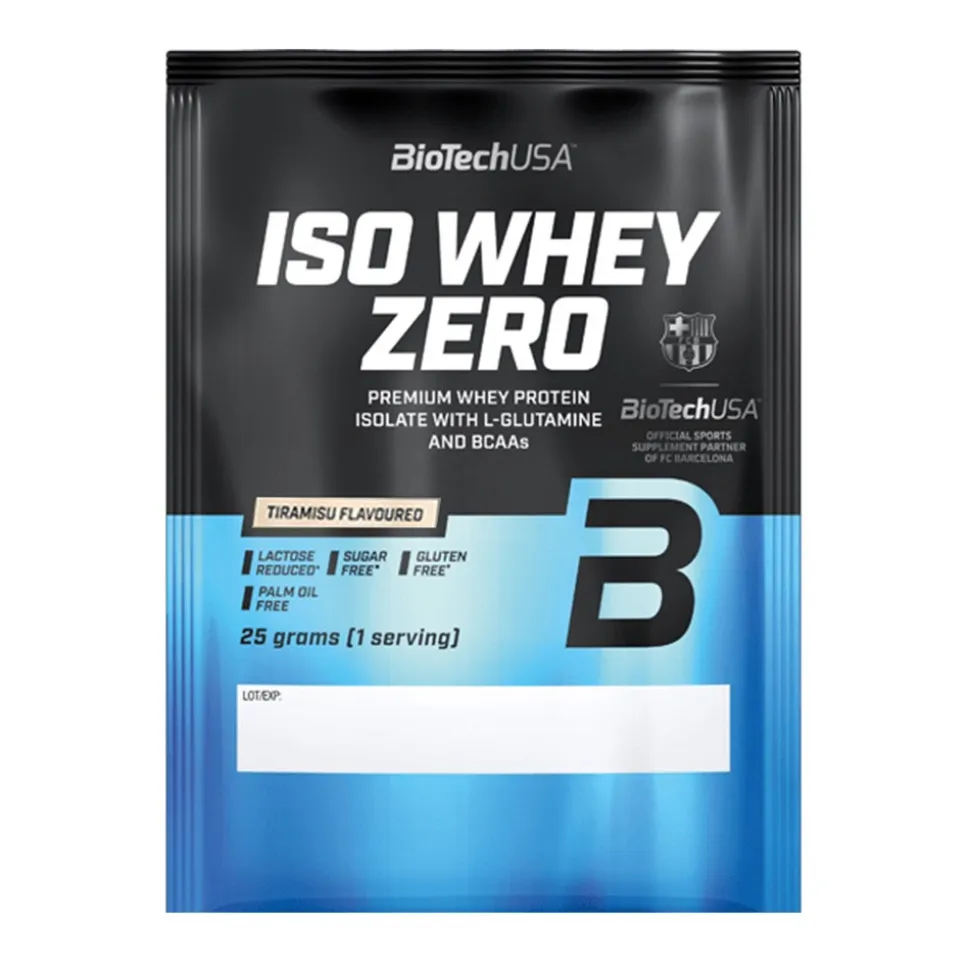 BioTech USA Iso Whey Zero, proszek, smak salted caramel, 25 g