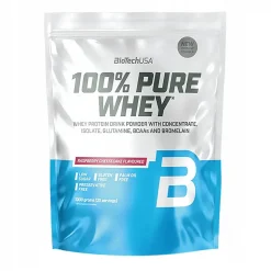 BioTech USA 100% Pure Whey, proszek, smak raspberry cheesecake, 1000 g
