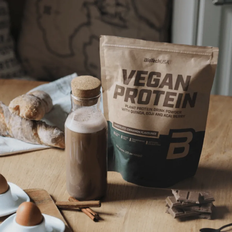 BioTech USA Vegan Protein, proszek, smak vanilla cookie, 2000 g