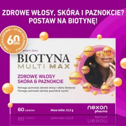 Biotyna Multi Max, tabletki, 60 szt.