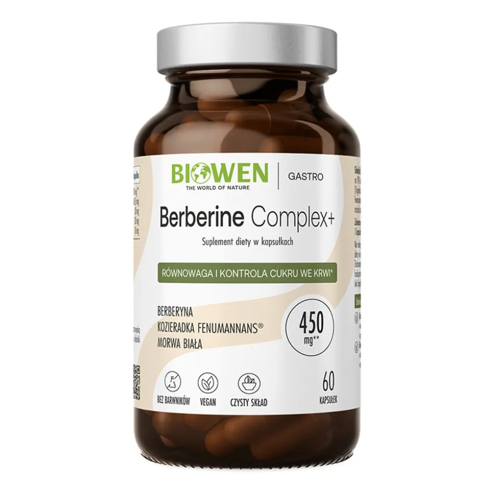 Biowen, Berberine Complex+, kapsułki, 60 szt.