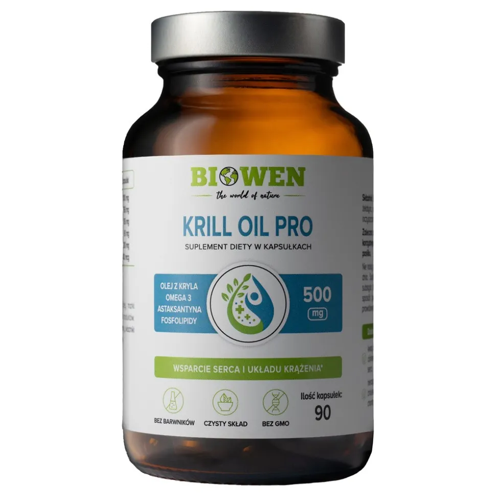 Biowen, Krill Oil Pro, kapsułki, 90 szt.