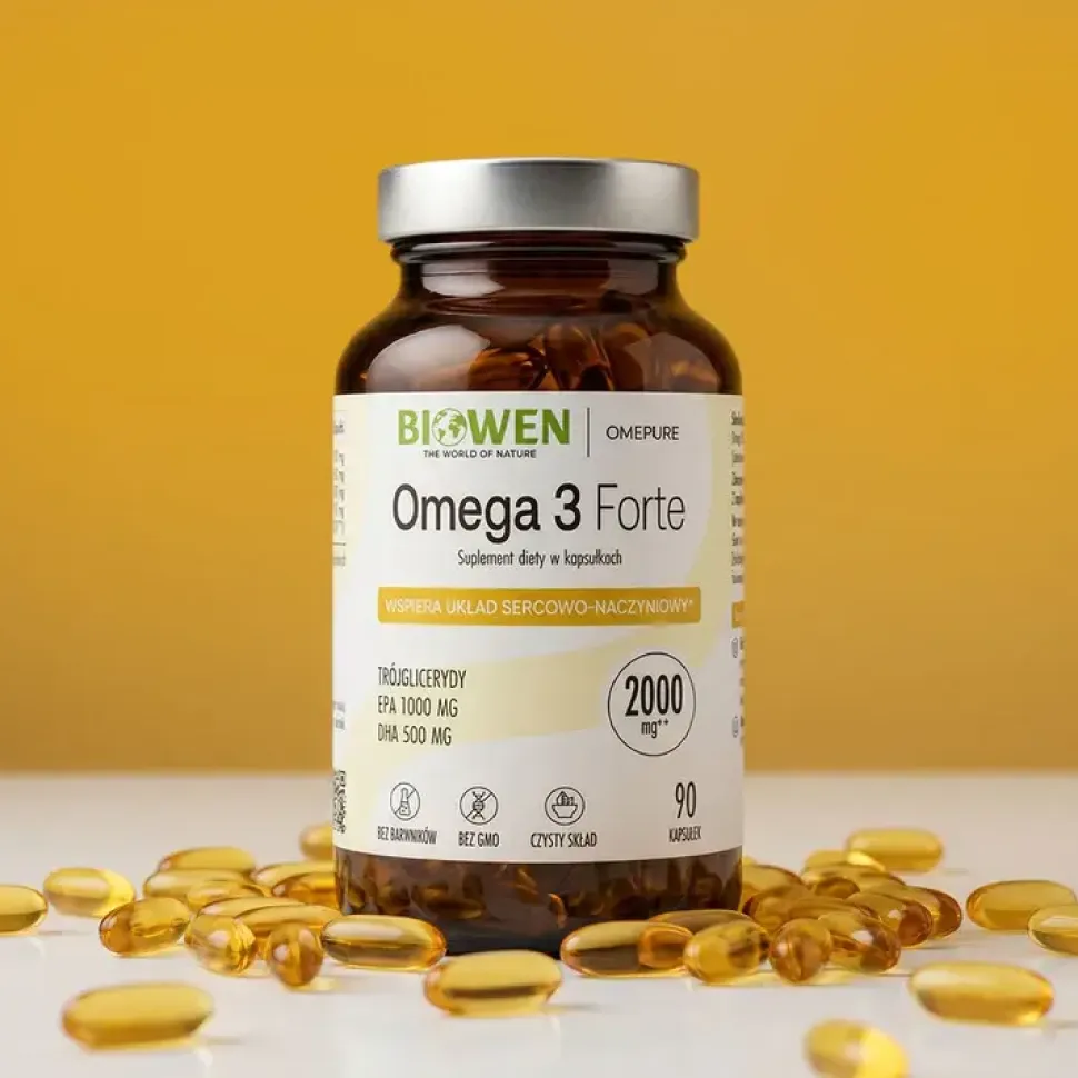 Biowen, Omega 3 Forte, kapsułki, 90 szt.