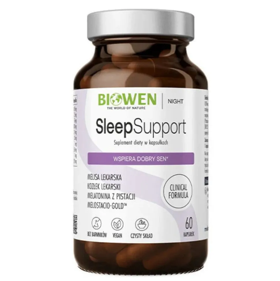 Biowen Sleep Support, kapsułki twarde, 60 szt.
