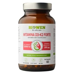 Biowen Witamina D3 + K2 Forte, kapsułki twarde, 60 szt.