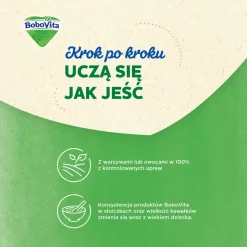 BoboVita, brzoskwinie, jabłka i banany, 5 m+, 125 g