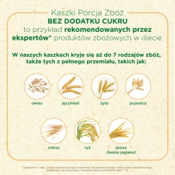 BoboVita Porcja Zbóż, kaszka bezmleczna, manna, 4 m+, 170 g