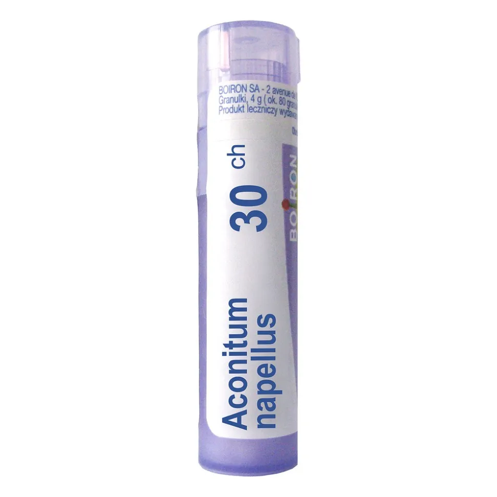 Boiron Aconitum napellus, 30 CH, granulki, 4 g