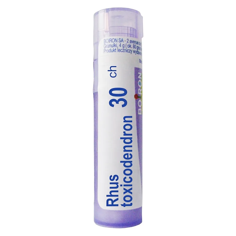 Boiron Rhus-toxicodendron, 30 CH, granulki, 4g