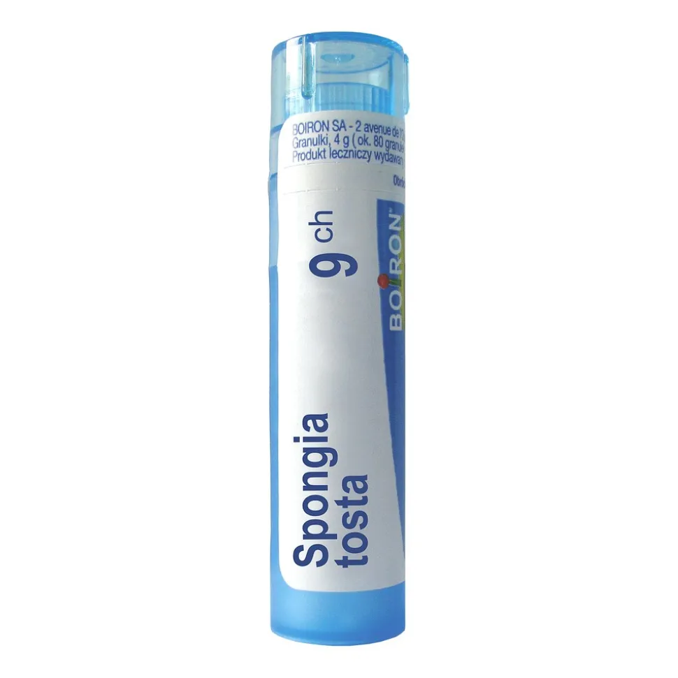 Boiron Spongia tosta, 9CH, granulki, 4 g