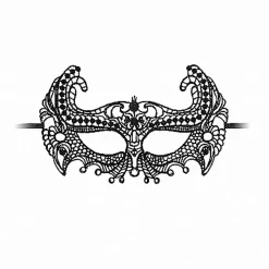 Boss Of Toys, Empress Black Lace Mask - Black, maska