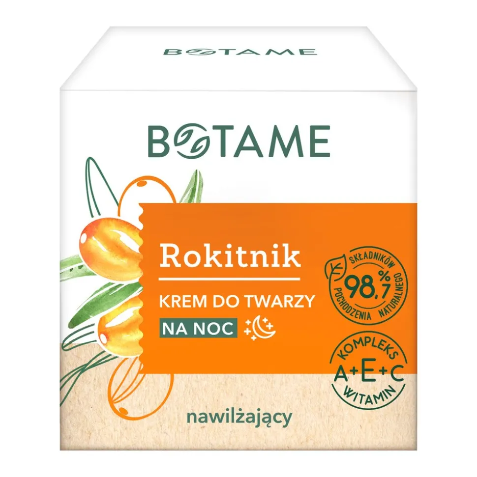 Botame Rokitnik, krem do twarzy na noc, 50 ml