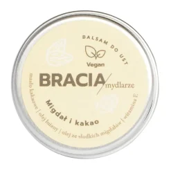 Bracia Mydlarze, balsam do ust, Migdał i kakao, 15 g