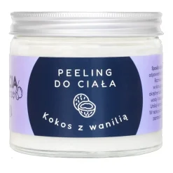 Bracia Mydlarze, peeling drobnoziarnisty, Kokos z wanilią, 250 ml