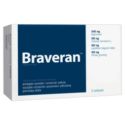 Braveran, tabletki, 8 szt.