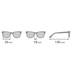 Brilo, okulary przeciwsłoneczne, damskie, model RE S689-2