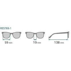Brilo, okulary przeciwsłoneczne, męskie, model RE S769-1