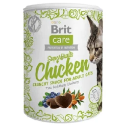 Brit Care Cat Snack Superfruits Chicken, przysmak dla kotów, 100 g