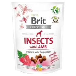Brit Care Dog Crunchy Cracker Insects & Lamb, przysmak dla psów z owadami i jagnięciną, 200 g