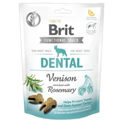 Brit Care Dog Functional Snack Dental Venison, przysmaki dla psów, 150 g
