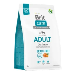 Brit Care Dog Grain-Free Adult Small & Medium, bezzbożowa karma sucha dla dorosłych psów małych i średnich ras, łosoś i ziemniaki, 3 kg