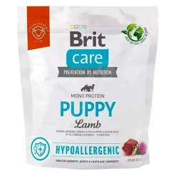 Brit Care Hypoallergenic Puppy, hipoalergiczna karma dla szczeniąt i młodych psów wszystkich ras, jagnięcina i ryż, 1 kg