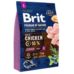 Brit Premium by Nature Junior Small Breed Chicken, karma dla szczeniąt i juniorów małych ras, kurczak, 3 kg