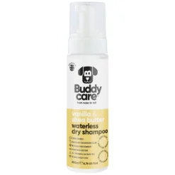 Buddycare, szampon dla psów bez wody, wanilia i masło shea, 200 ml
