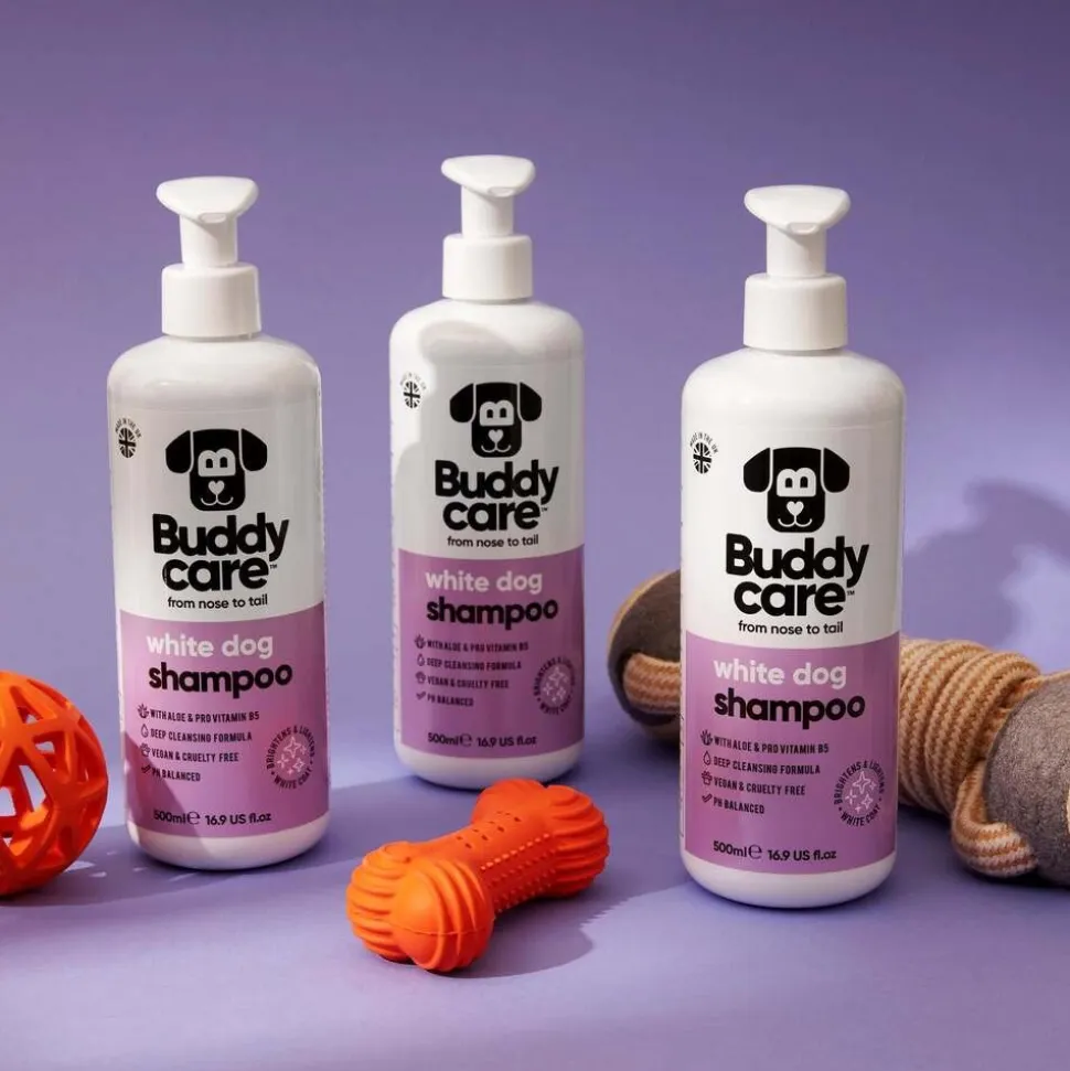 Buddycare, szampon dla psów, biały pies, 500 ml