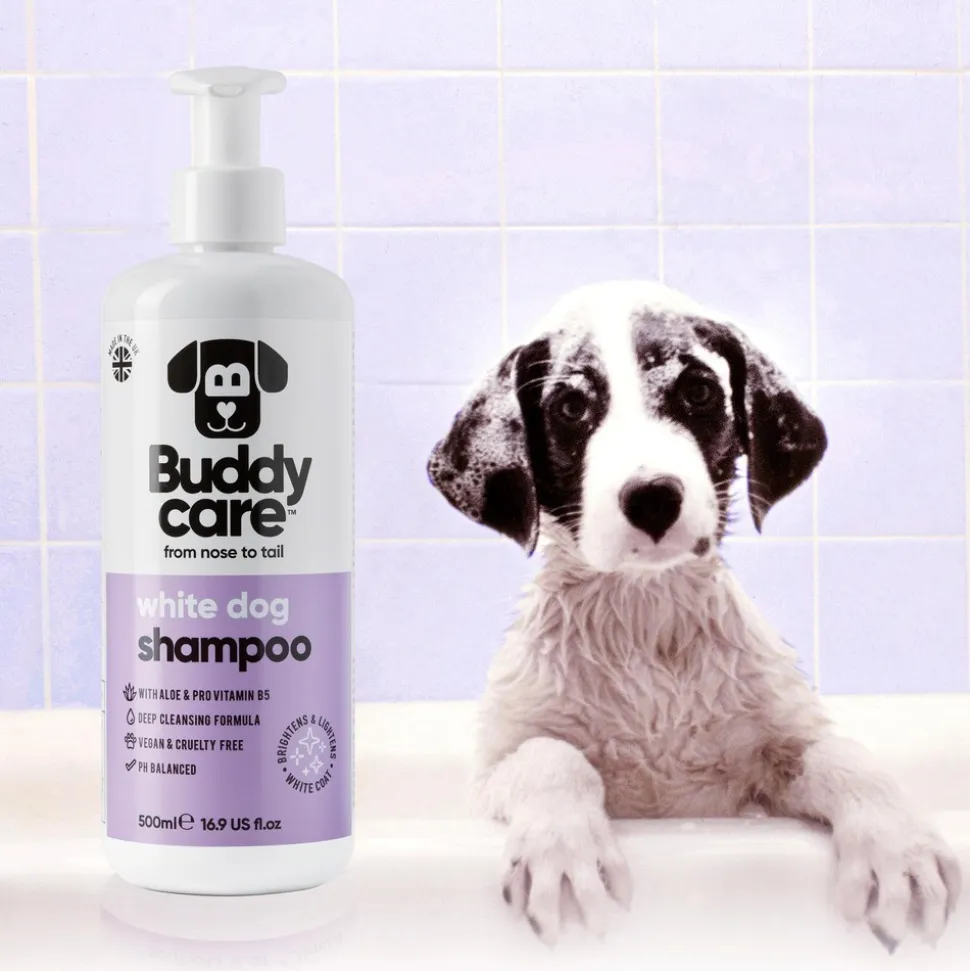 Buddycare, szampon dla psów, biały pies, 500 ml