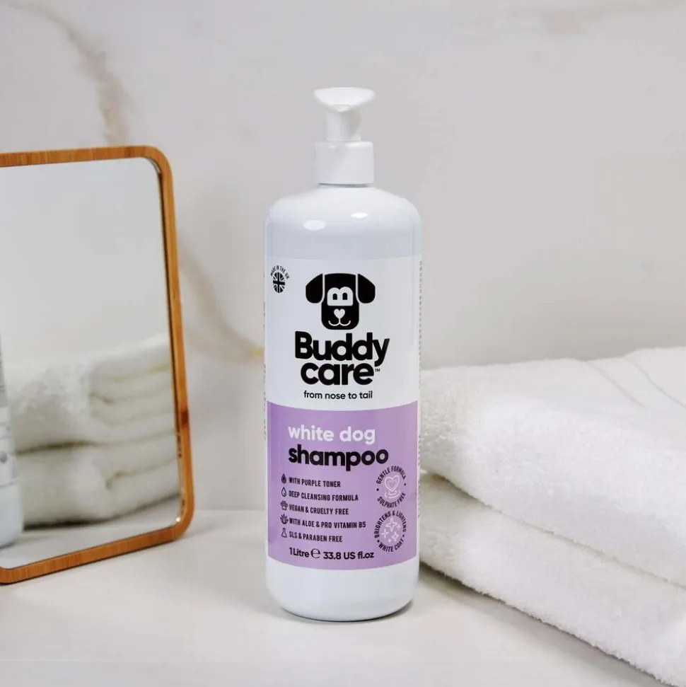 Buddycare, szampon dla psów, biały pies, 500 ml