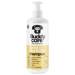 Buddycare, szampon dla psów, wanilia i masło shea, 500 ml