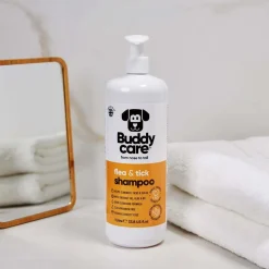 Buddycare, szampon przeciw pchłom i kleszczom, 500 ml