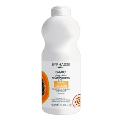 Byphasse Family Fresh Delice, szampon odżywczy 2 w 1, papaja, marakuja, mango, 750 ml