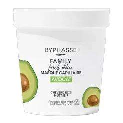 Byphasse Family Fresh, maska do włosów suchych, awokado, 250 ml