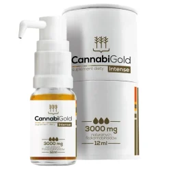 CannabiGold Intense 3000 mg, krople, 12 ml