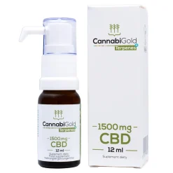CannabiGold Terpenes+, 1500 mg CBD, krople, 12 ml