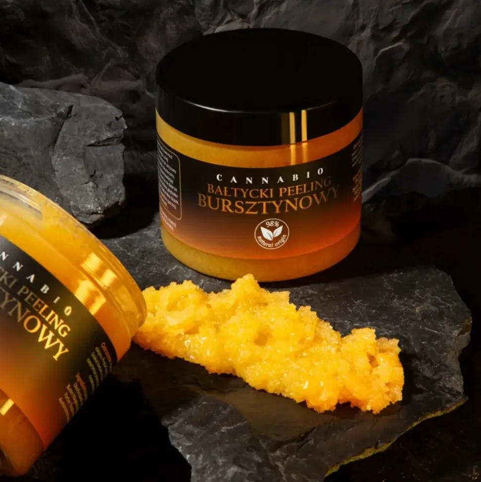 CannaBio, Bałtycki Peeling Bursztynowy, 250 g