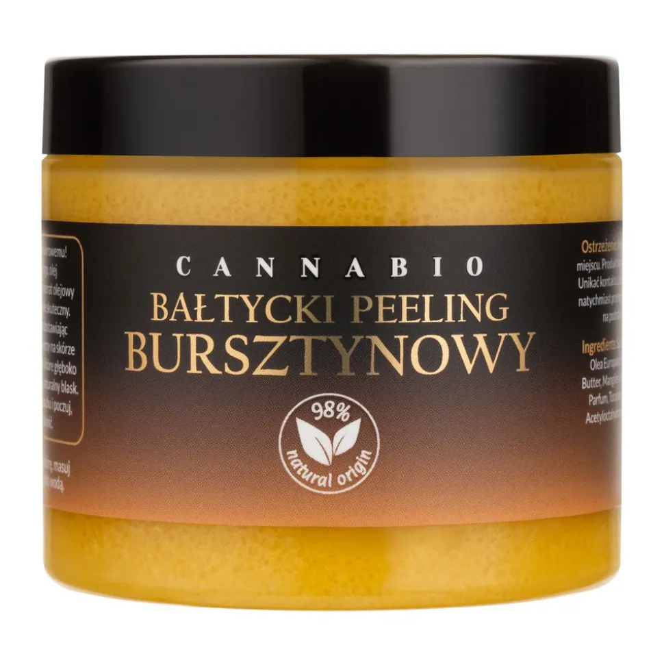 CannaBio, Bałtycki Peeling Bursztynowy, 250 g