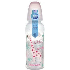 Canpol babies Africa, butelka wąska, dekorowana, 250 ml