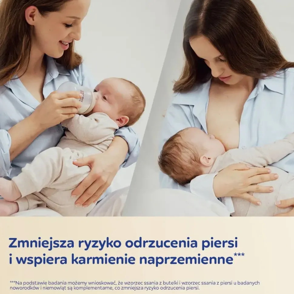 Canpol Babies, antykolkowy smoczek dwustrefowy Natural Shape, 3 m+, 2 szt.