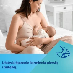 Canpol Babies Easy Start, Sleepy Koala, butelka szeroka antykolkowa ze świecącymi uchwytami, różowa, 240 ml, 1 szt.