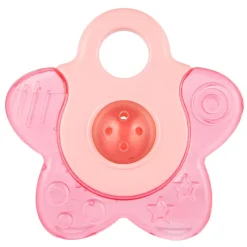 Canpol Babies, gryzak wodny z grzechotką Gwiazda, koralowy, 1 szt.
