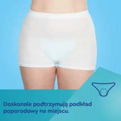 Canpol Babies, majtki dla kobiet w zaawansowanej ciąży i po porodzie, rozmiar L/XL, kolor biały, 2 szt.