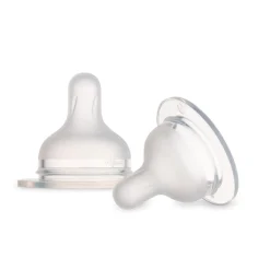 Canpol Babies, smoczek silikonowy do butelki S-Shape XL (szybki/kaszka), 9 m+, 2 szt.