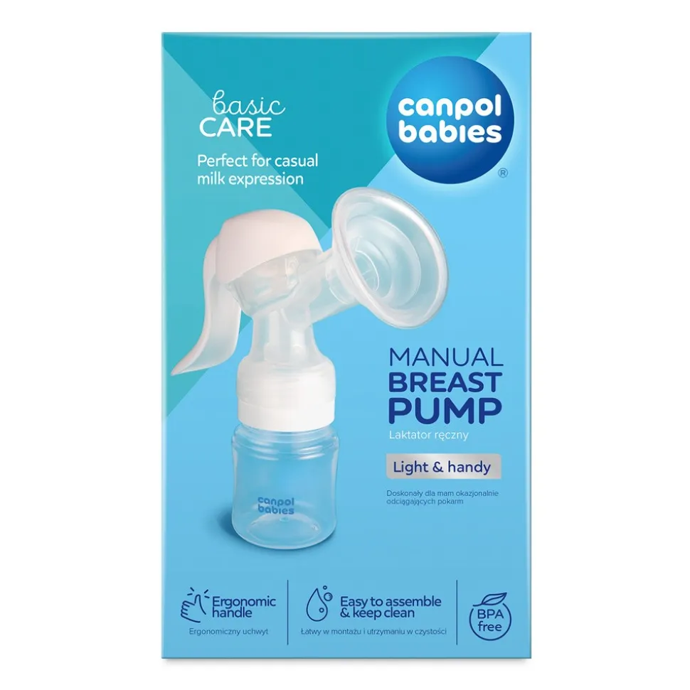 Canpol Basic Care, laktator ręczny, 1 szt.