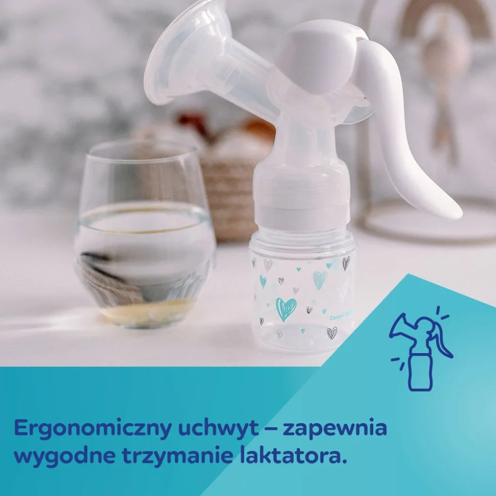 Canpol Basic Care, laktator ręczny, 1 szt.