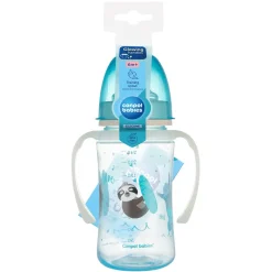 Canpol Easy Start, kubek treningowy, Exotic Animals, niebieski, 240 ml