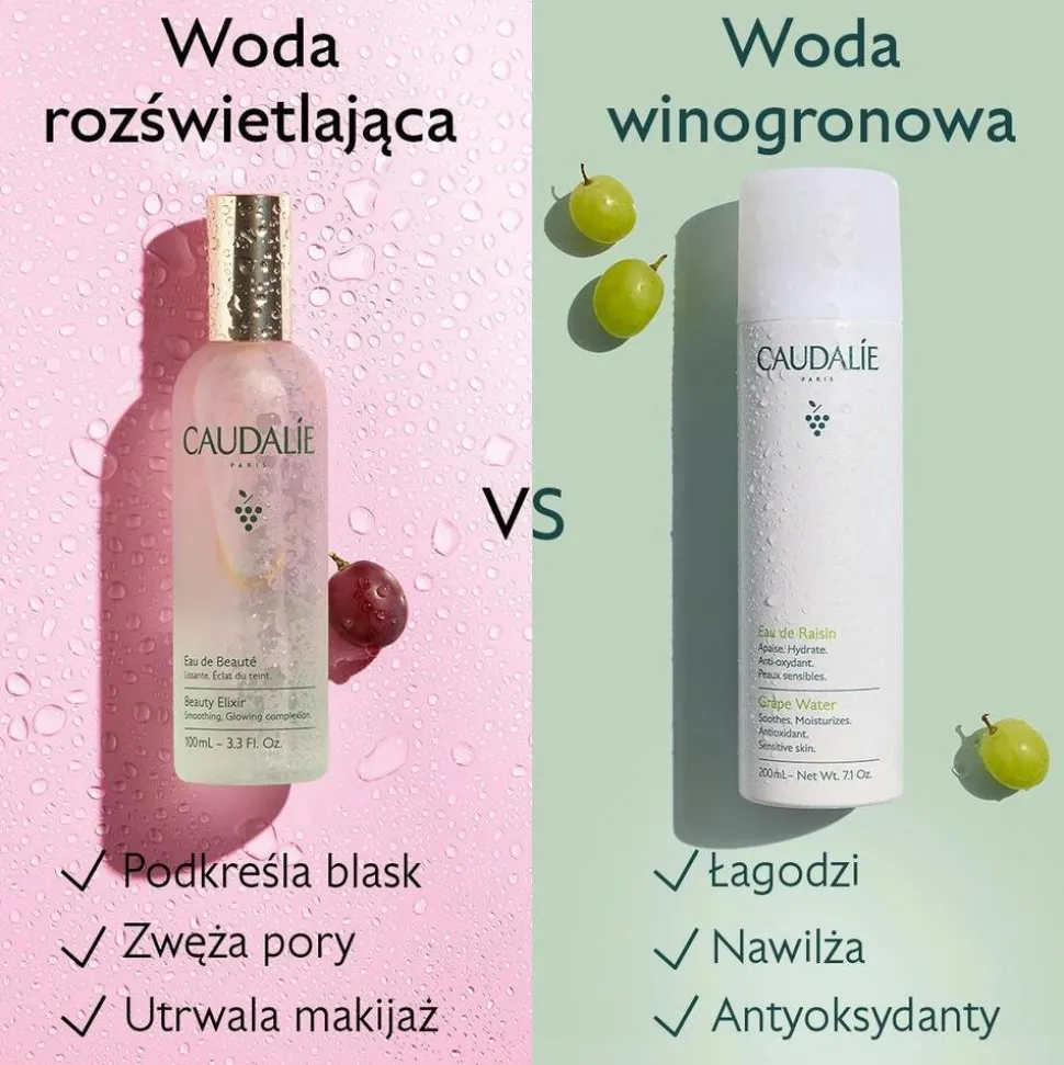 Caudalie Beauty Elixir, woda rozświetlająca, 100 ml